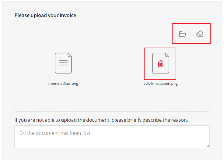 Delete uploaded files - File Upload question | Survey Now.