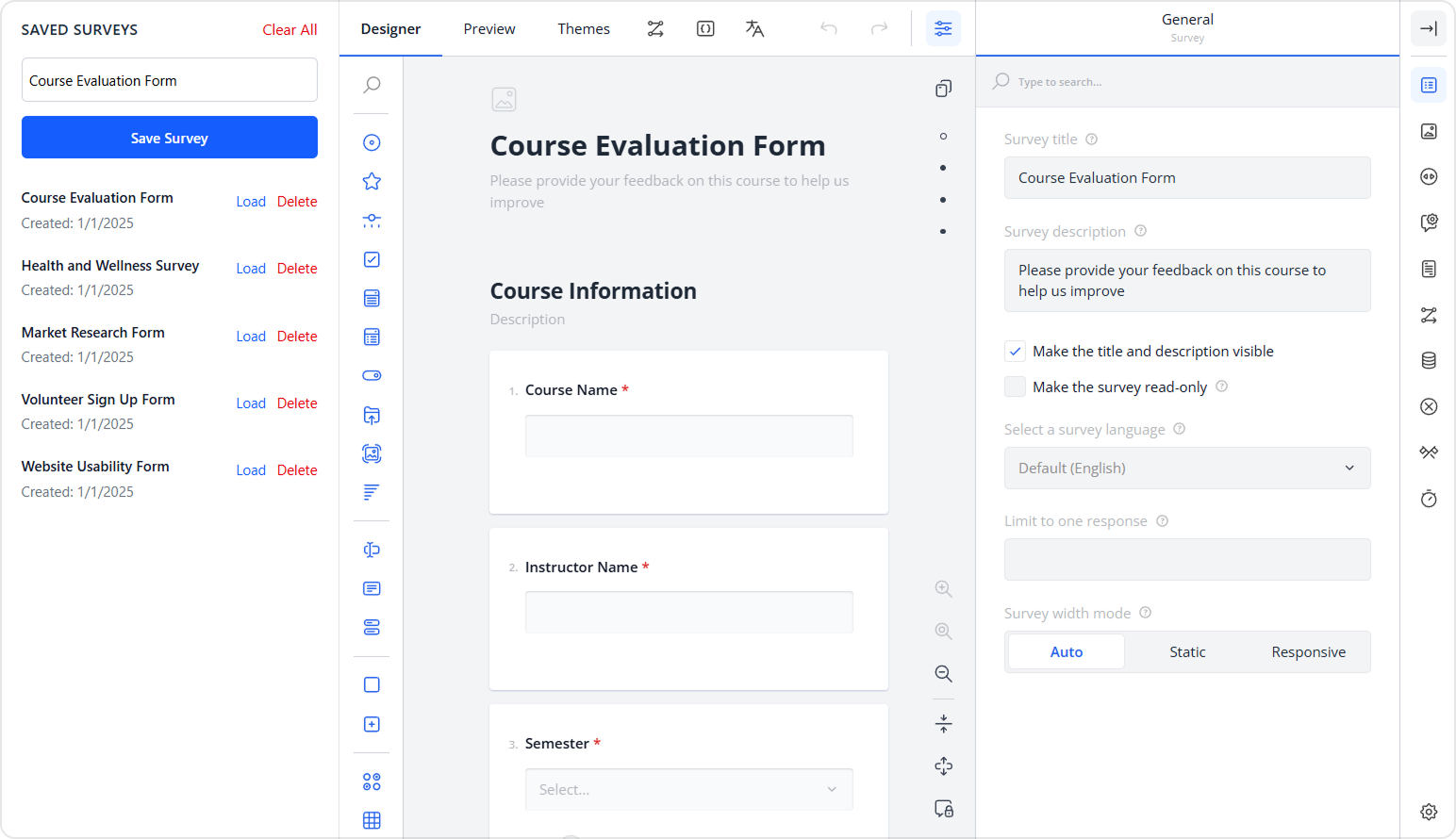 Survey Now Form Management System