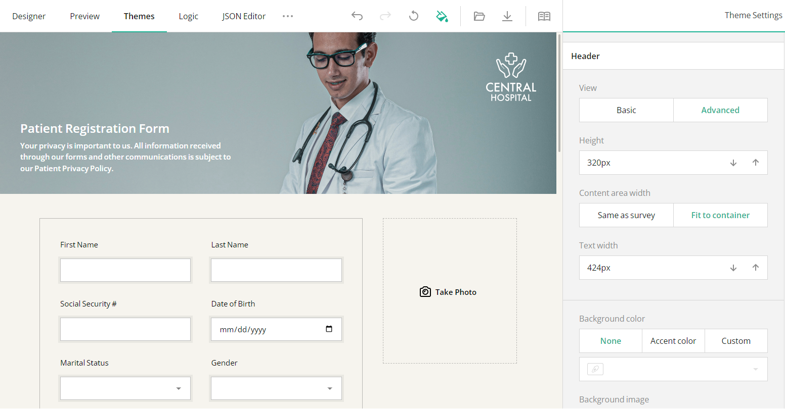 Survey Now: open-source form builder.