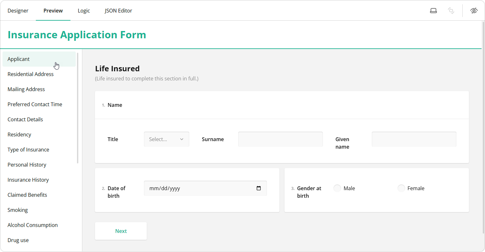 Page Navivagion Title within the TOC