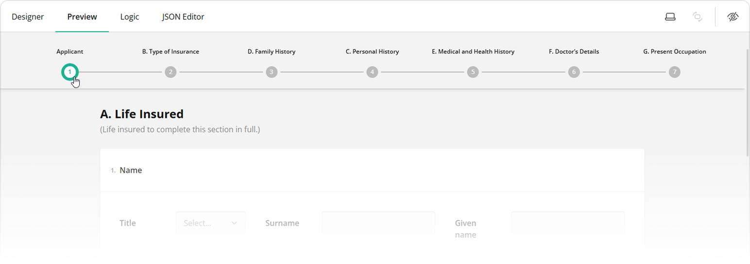 Progress bar with Page Numbers