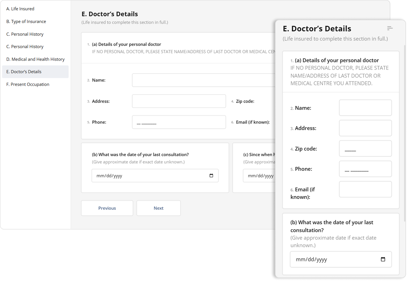 Survey Now responsive forms