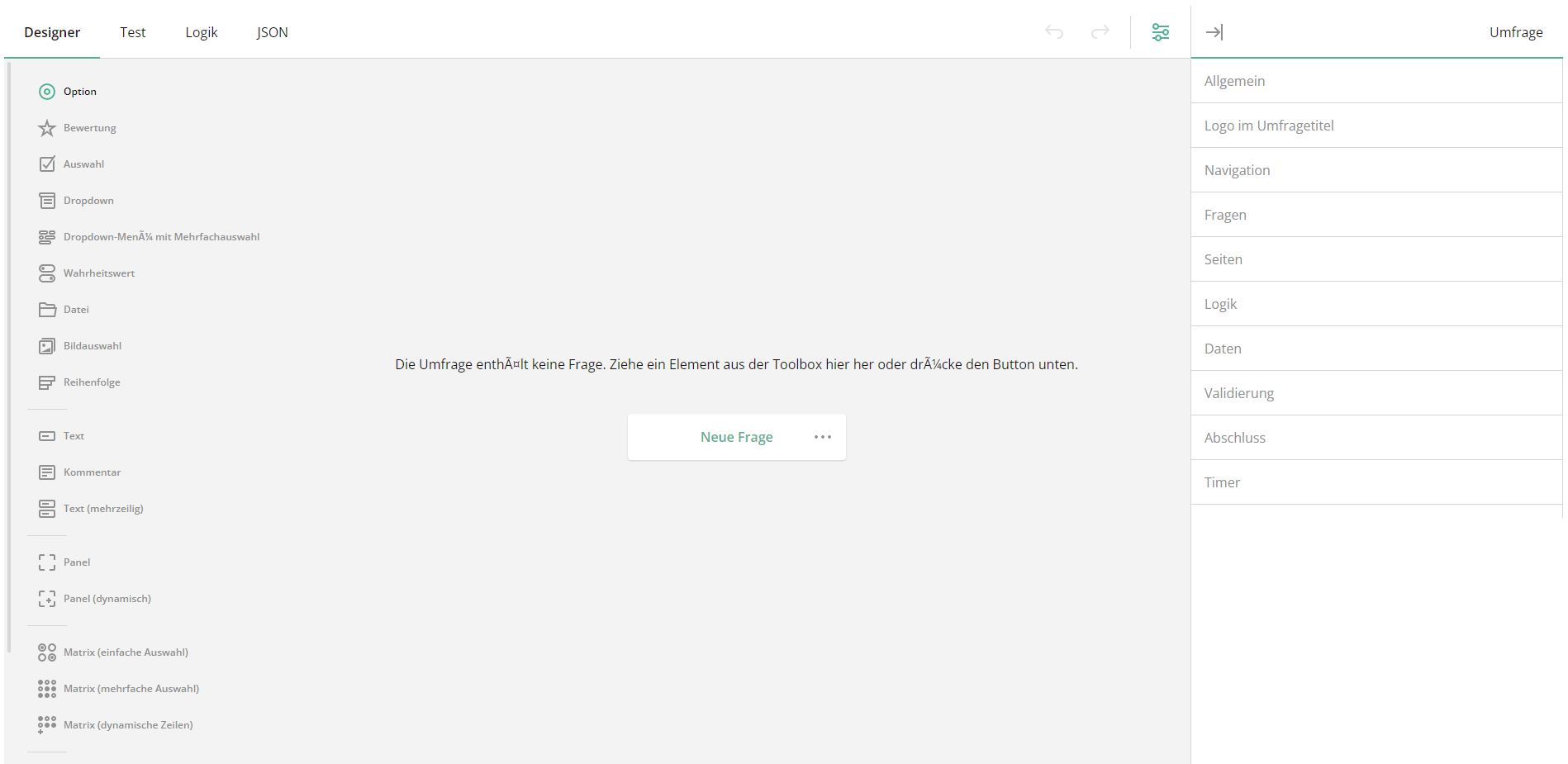 Survey Now Creator: Localization of the user interface