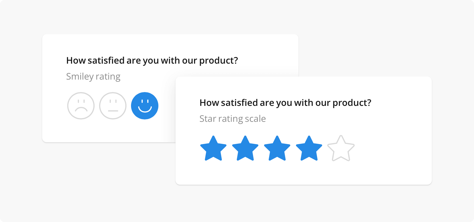 Survey Now - New Rating Question Types: Stars and Smileys