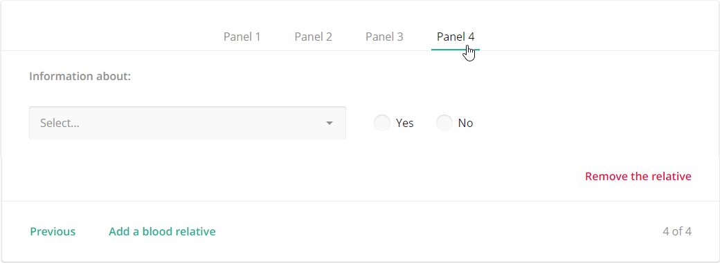Survey Now - Tab View for Dynamic Panel