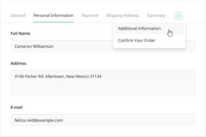 Survey Now Dynamic Panel: Adaptive mode for tabs