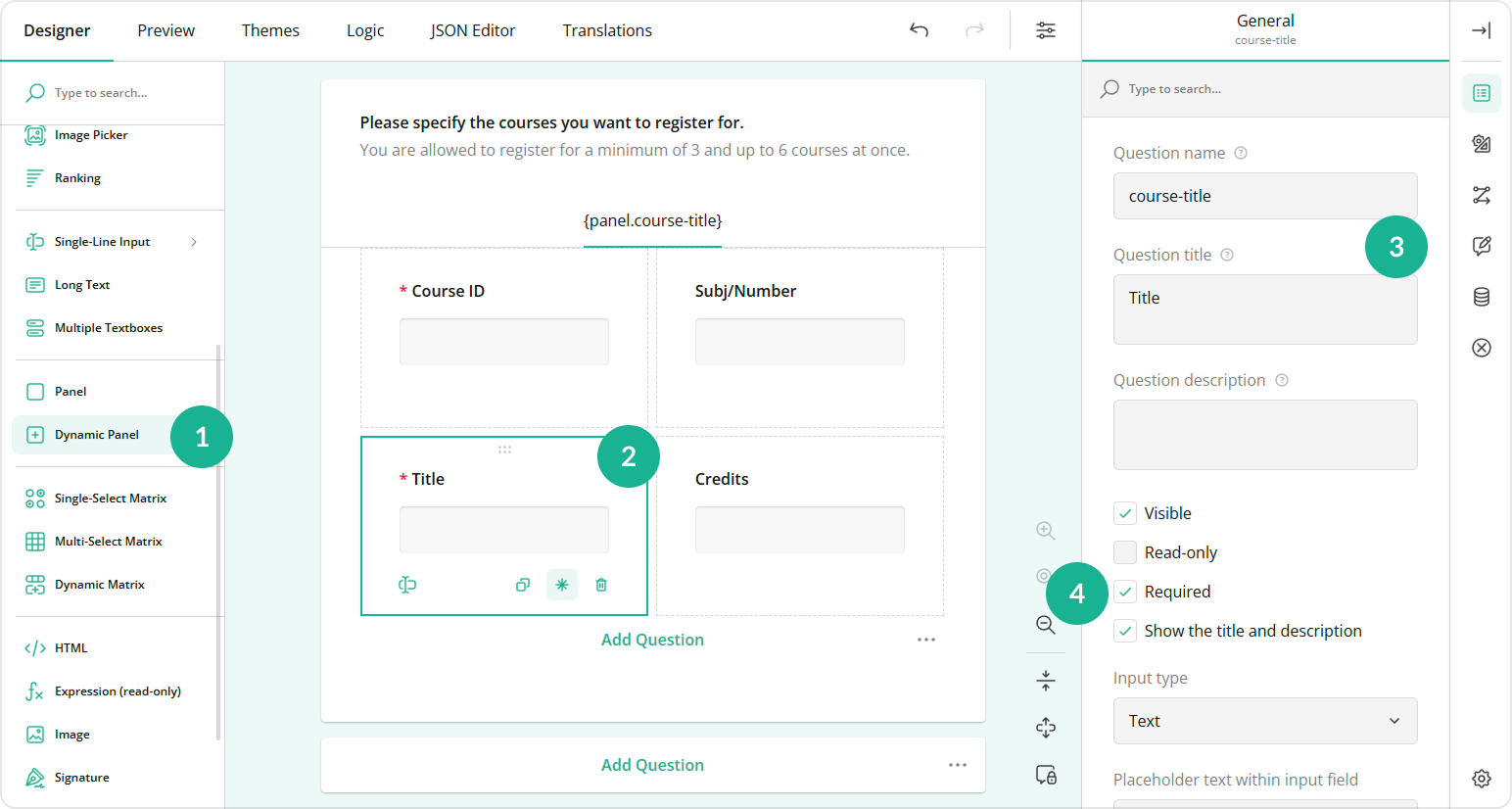 Dynamic Panel: How to specify a dynamic tab title, part 1