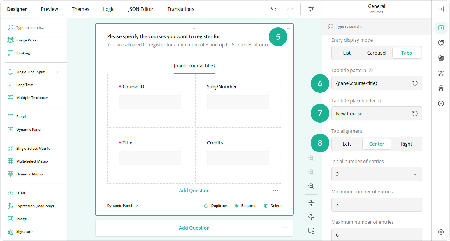 Dynamic Panel: How to specify a dynamic tab title, part 2
