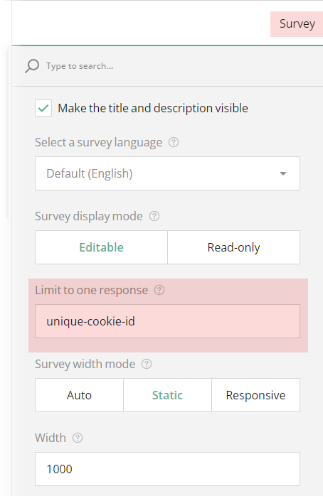 Prevent duplicate form submissions in Survey Now