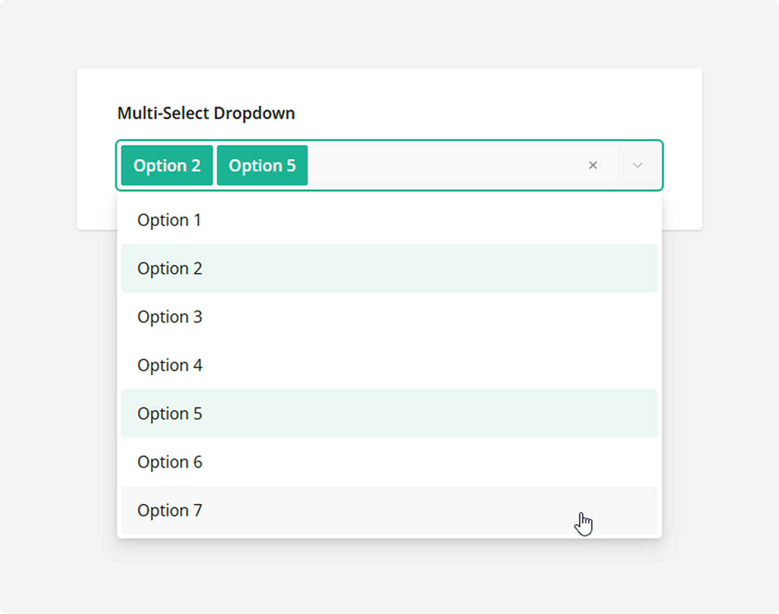 Survey Now Question types - Multi-select Dropdown