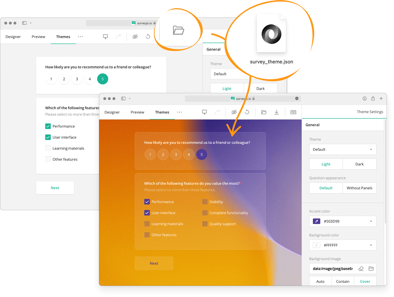 Survey Now Theme Import